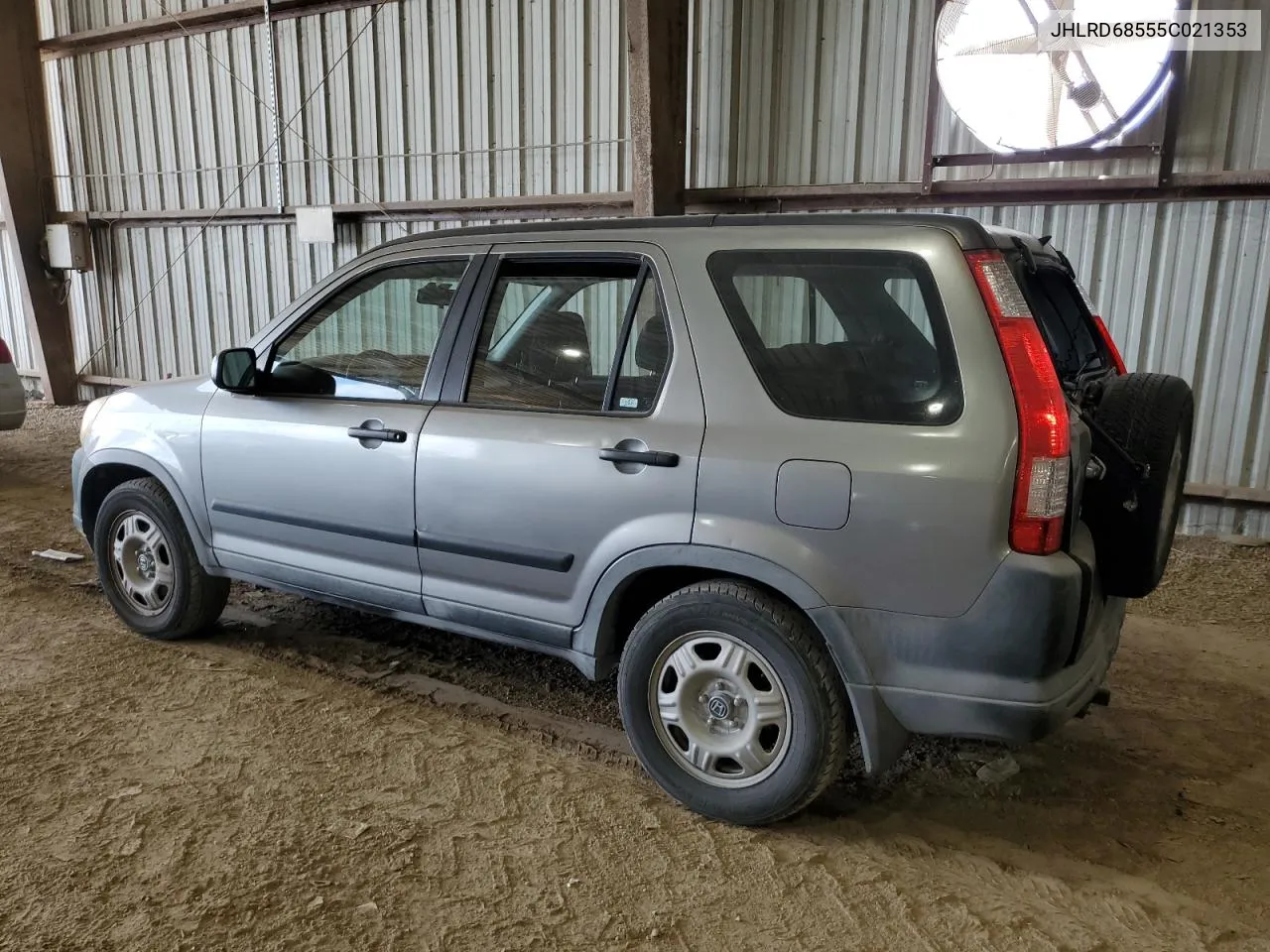 2005 Honda Cr-V Lx VIN: JHLRD68555C021353 Lot: 74662294