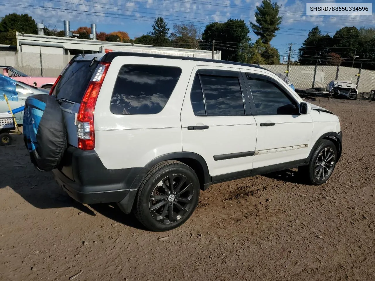 2005 Honda Cr-V Ex VIN: SHSRD78865U334596 Lot: 74689084