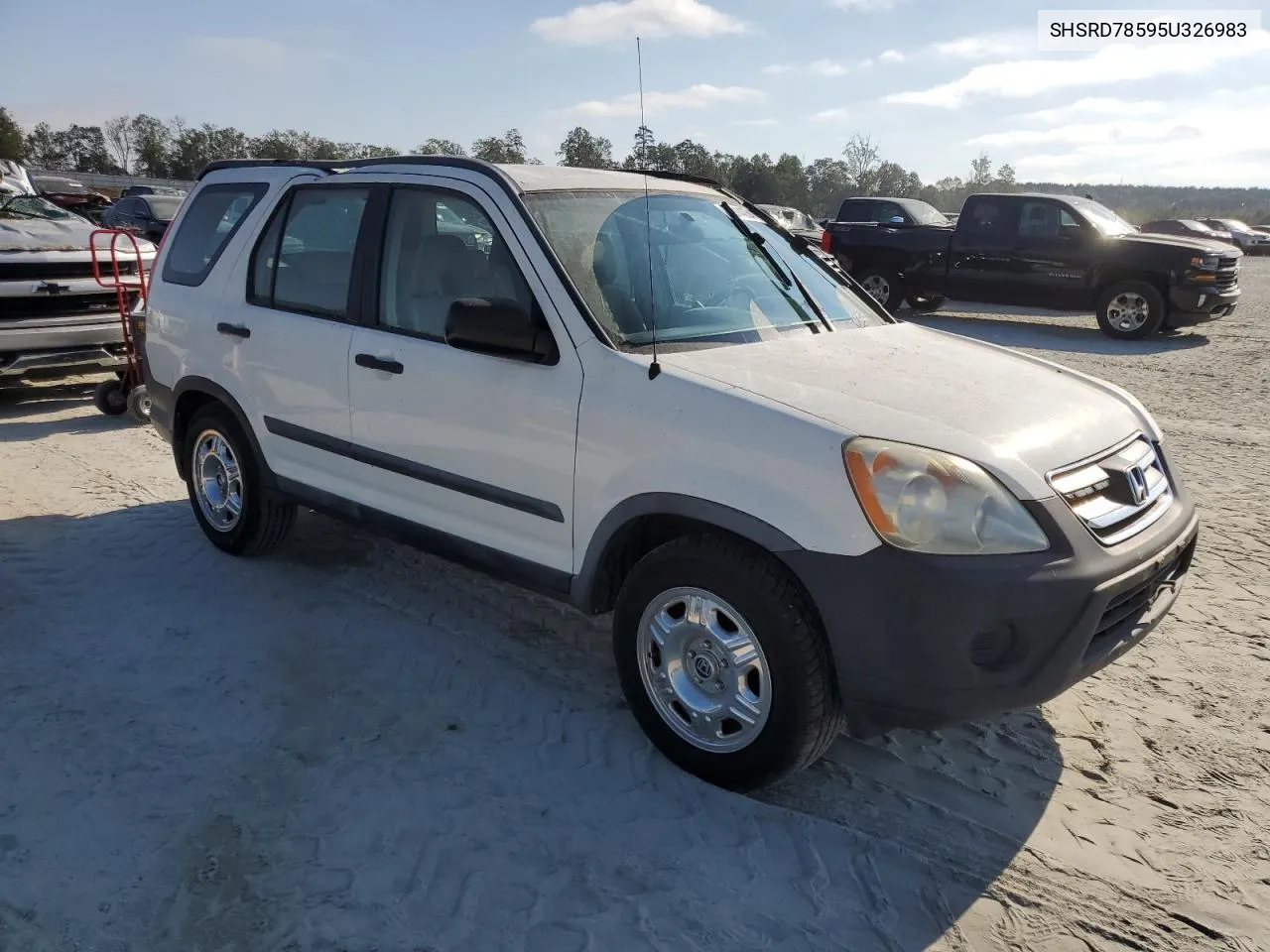 2005 Honda Cr-V Lx VIN: SHSRD78595U326983 Lot: 74914264