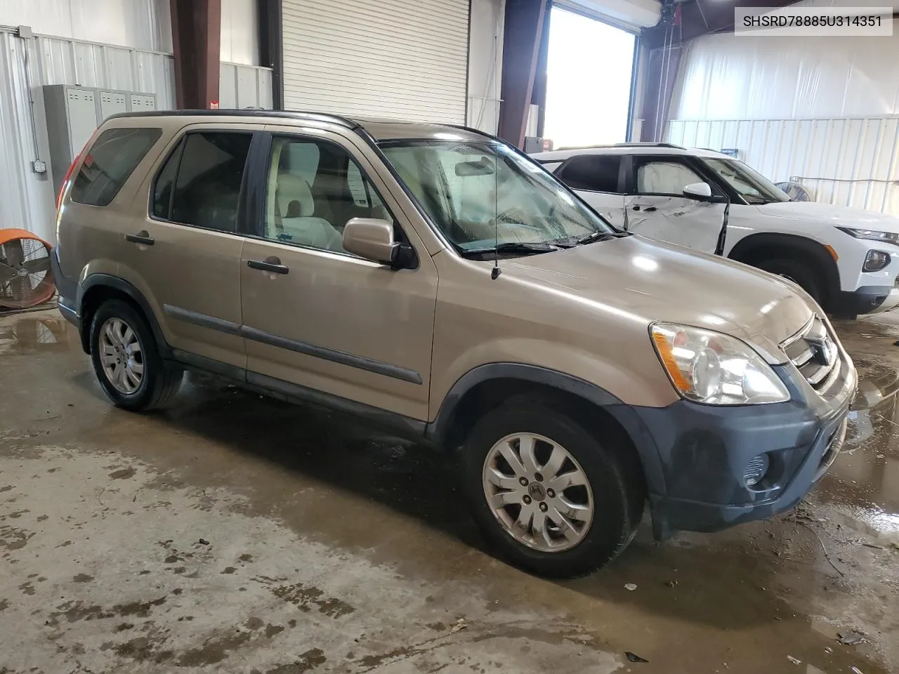 2005 Honda Cr-V Ex VIN: SHSRD78885U314351 Lot: 75053194