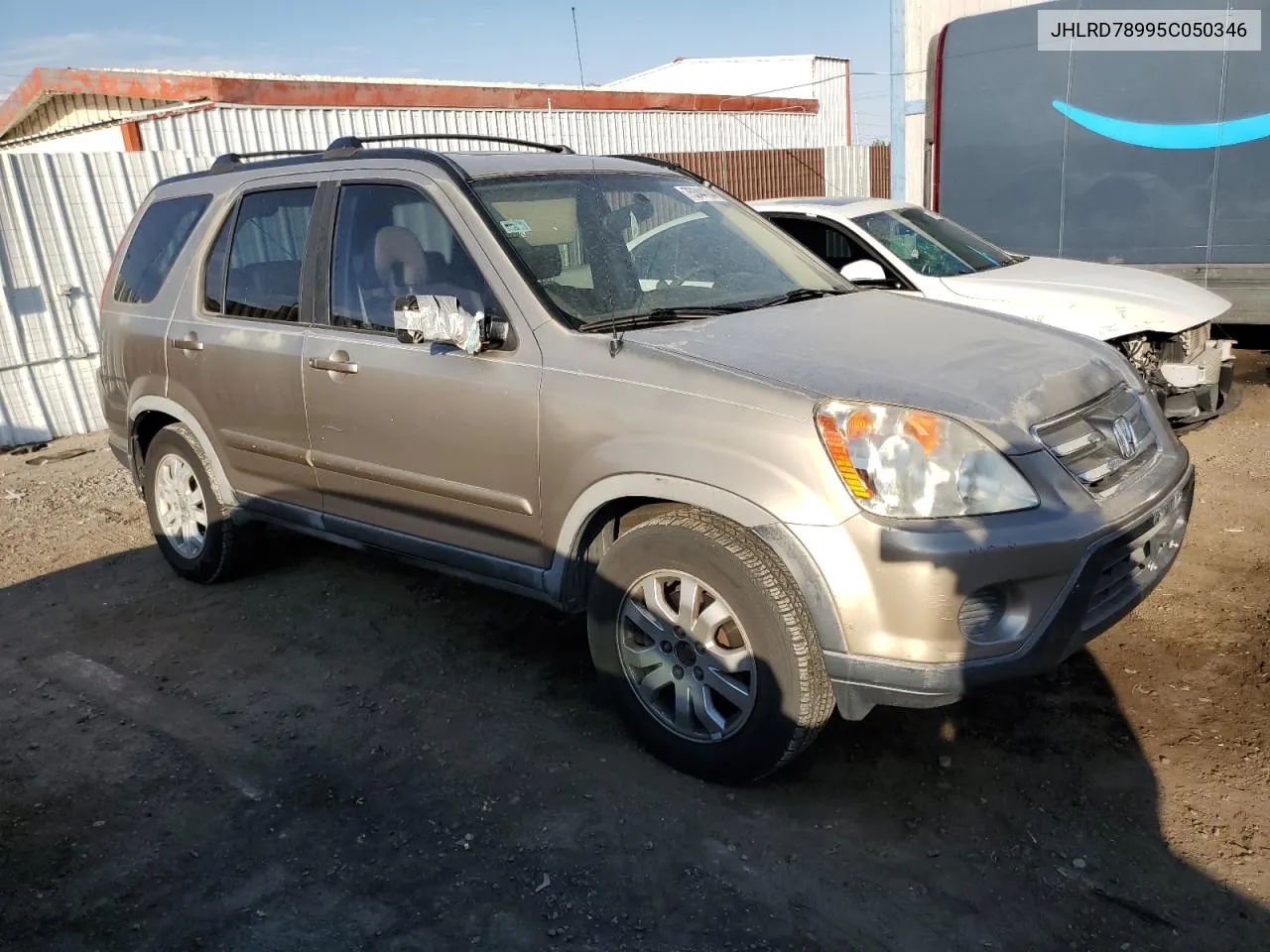 2005 Honda Cr-V Se VIN: JHLRD78995C050346 Lot: 75344184