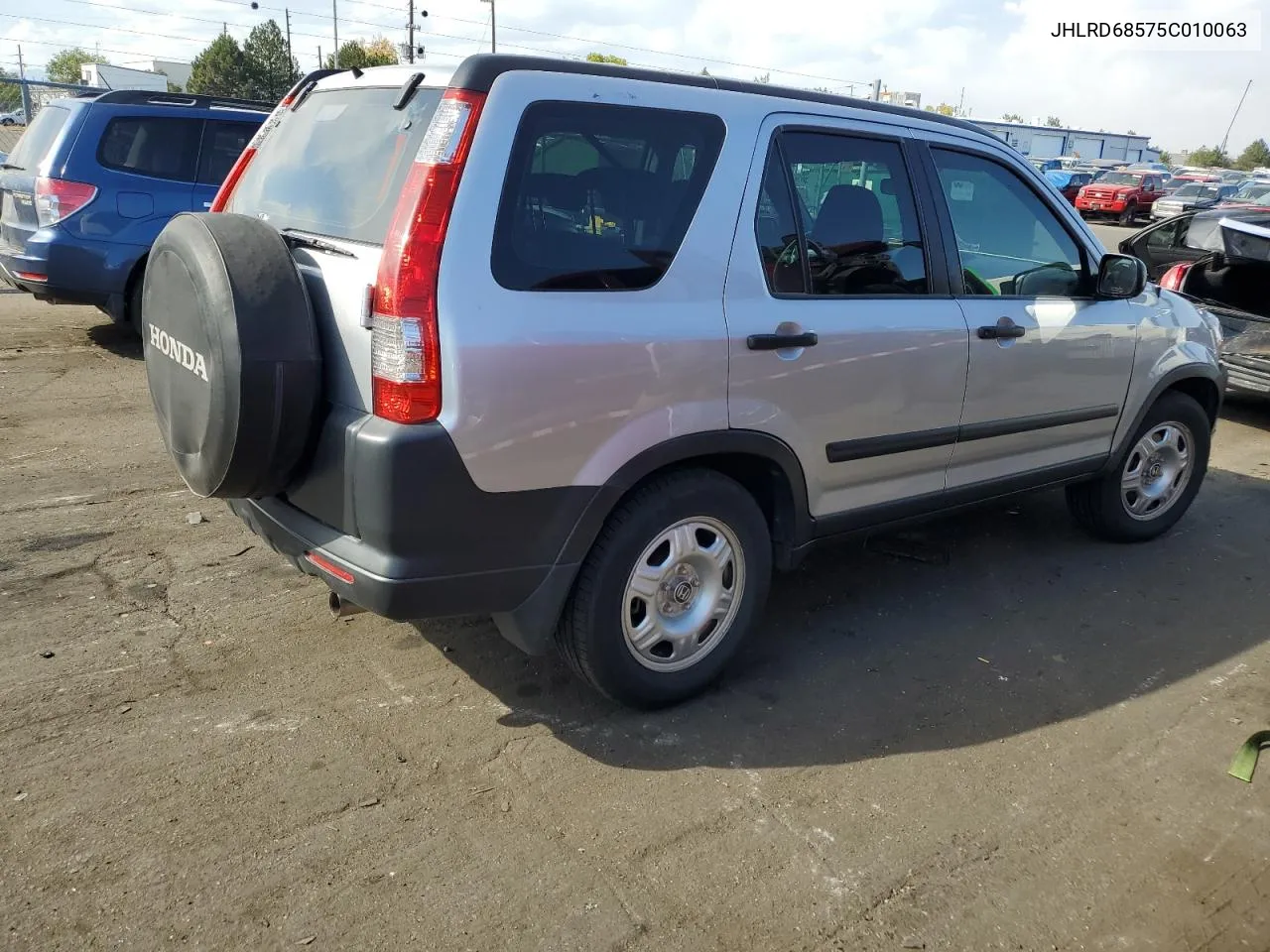 2005 Honda Cr-V Lx VIN: JHLRD68575C010063 Lot: 75350904