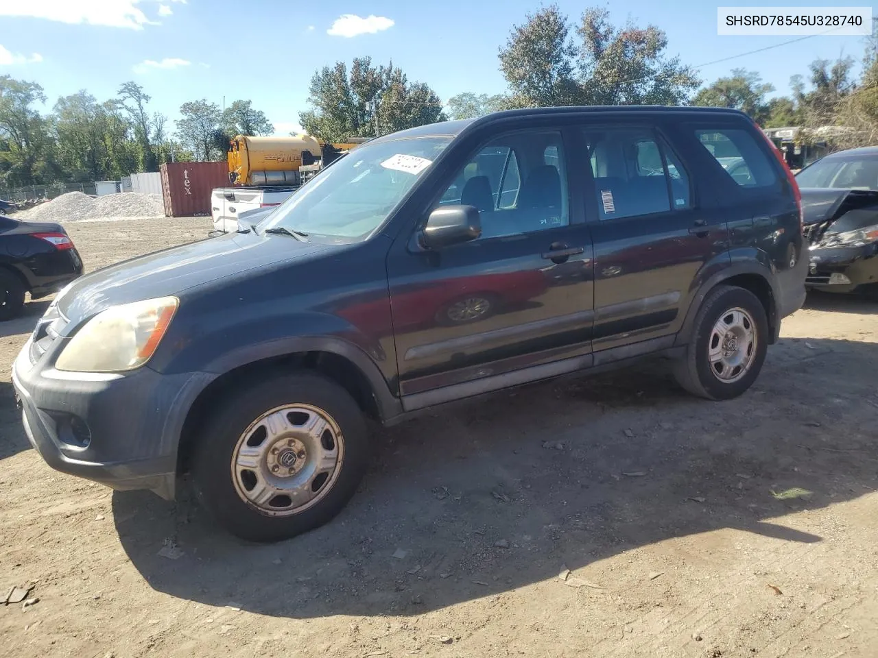 2005 Honda Cr-V Lx VIN: SHSRD78545U328740 Lot: 75412224