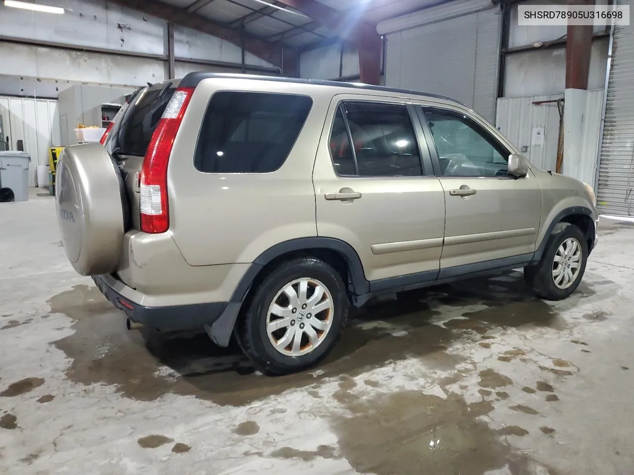 2005 Honda Cr-V Se VIN: SHSRD78905U316698 Lot: 75590694