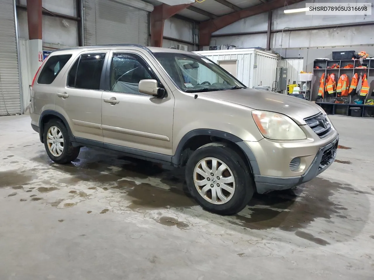 2005 Honda Cr-V Se VIN: SHSRD78905U316698 Lot: 75590694