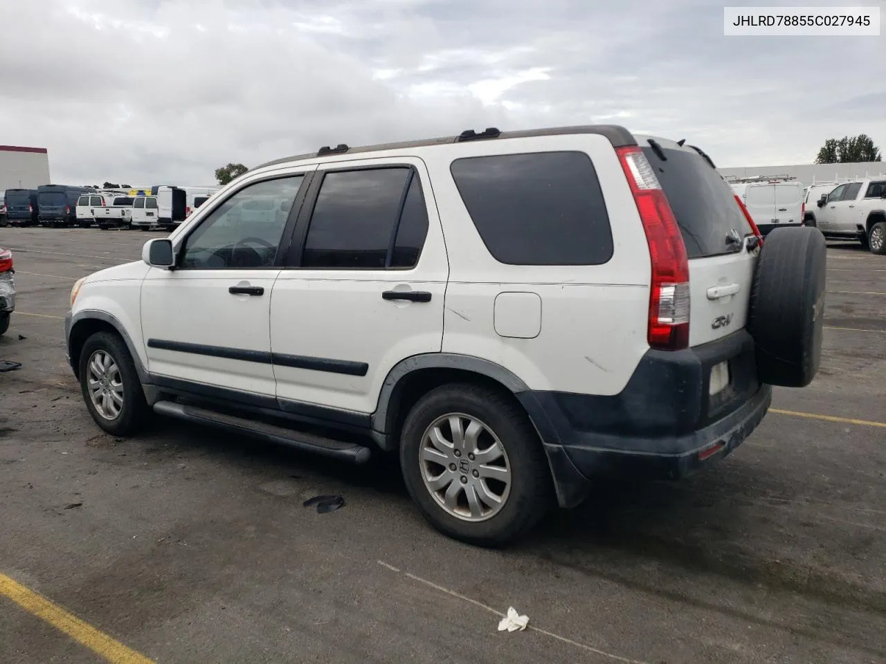 2005 Honda Cr-V Ex VIN: JHLRD78855C027945 Lot: 76147764