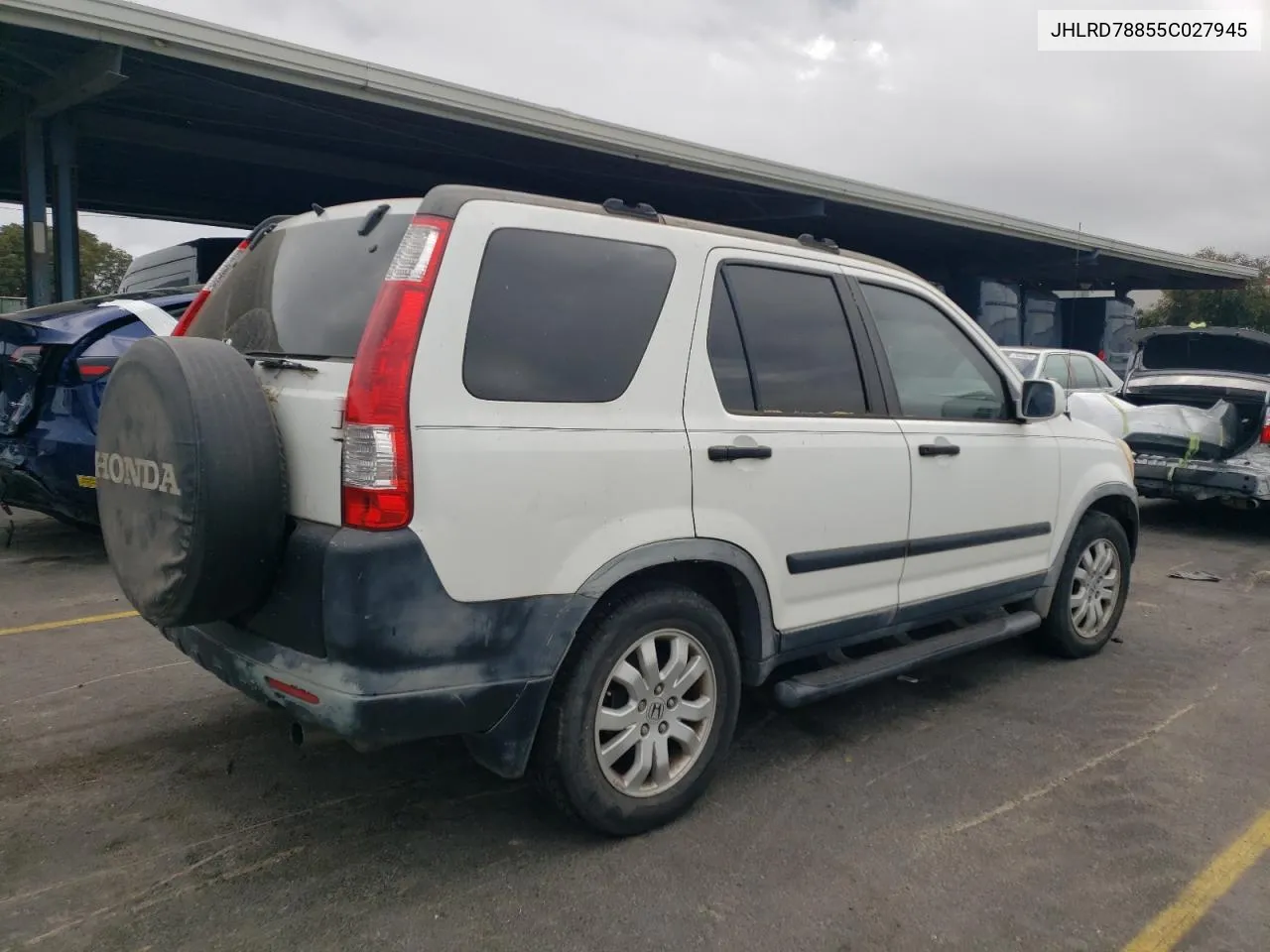 2005 Honda Cr-V Ex VIN: JHLRD78855C027945 Lot: 76147764