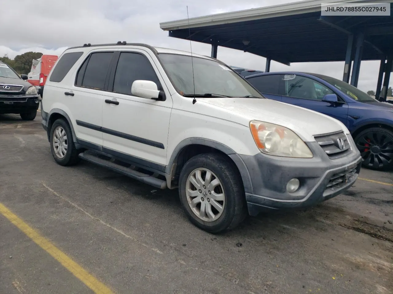 2005 Honda Cr-V Ex VIN: JHLRD78855C027945 Lot: 76147764