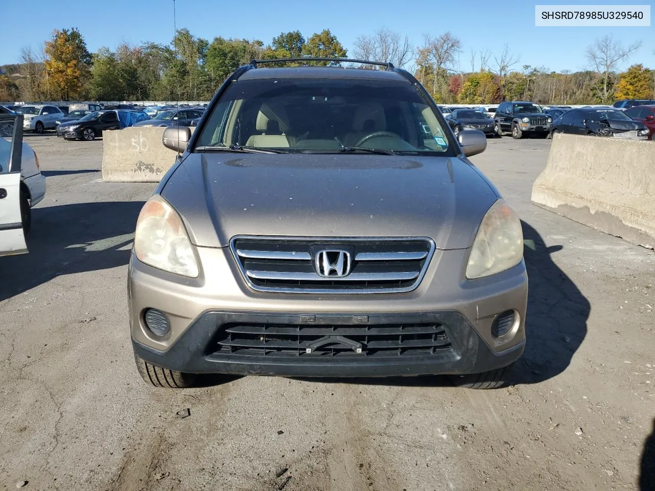 2005 Honda Cr-V Se VIN: SHSRD78985U329540 Lot: 76166714