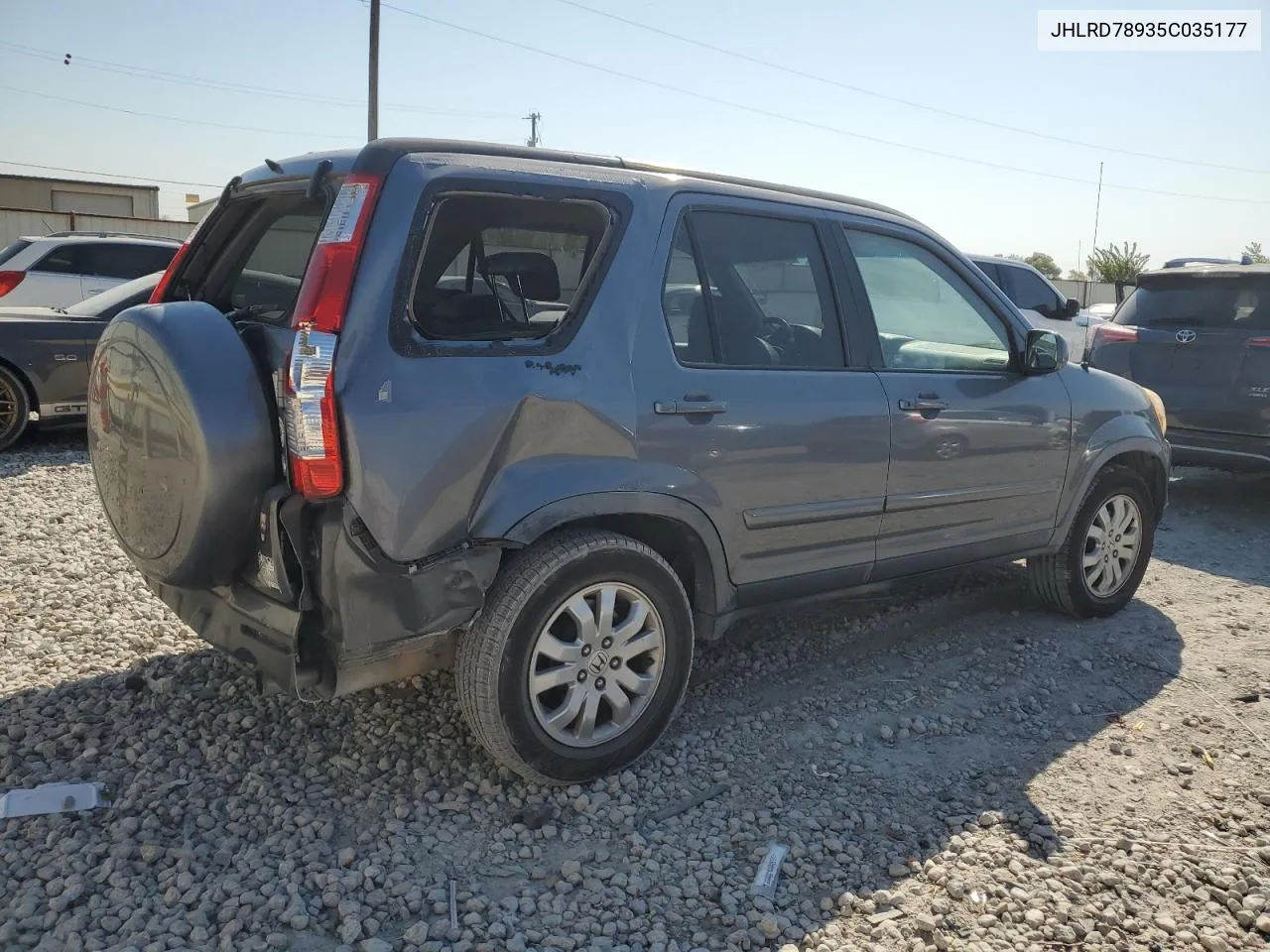 JHLRD78935C035177 2005 Honda Cr-V Se