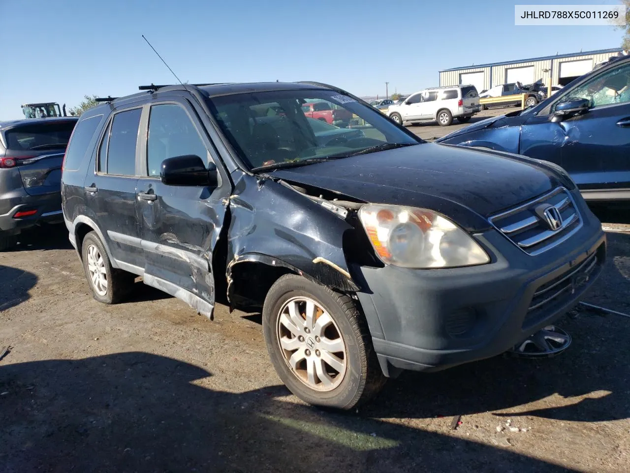 JHLRD788X5C011269 2005 Honda Cr-V Ex