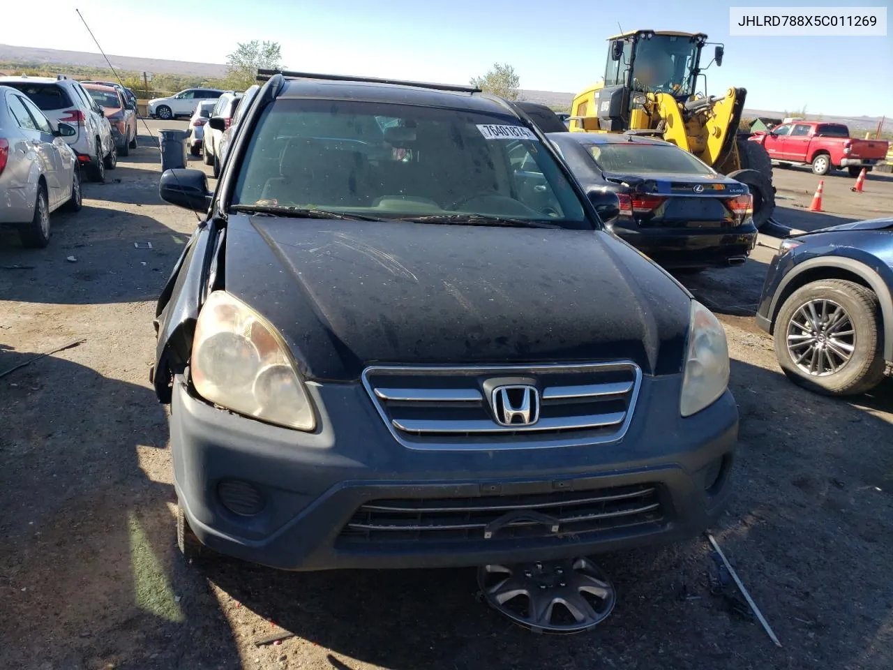 JHLRD788X5C011269 2005 Honda Cr-V Ex