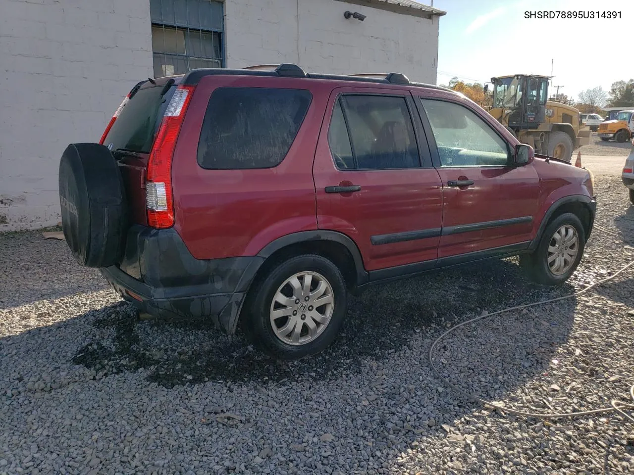 2005 Honda Cr-V Ex VIN: SHSRD78895U314391 Lot: 76540324