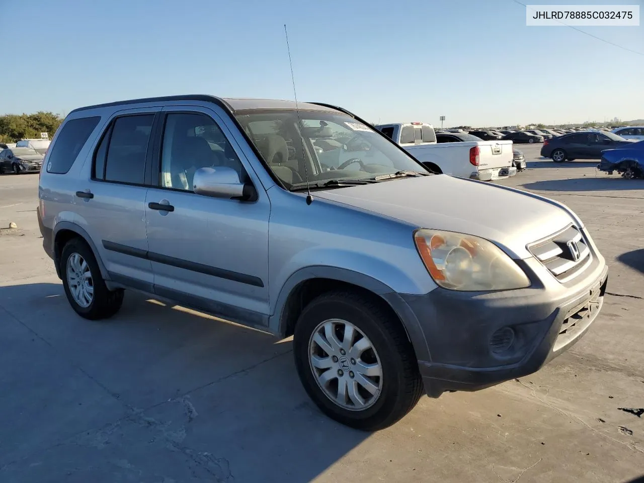 2005 Honda Cr-V Ex VIN: JHLRD78885C032475 Lot: 76746944