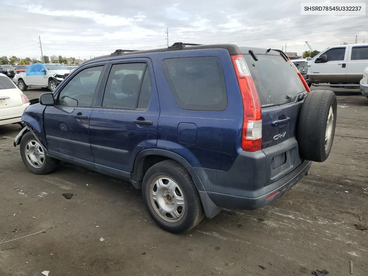 2005 Honda Cr-V Lx VIN: SHSRD78545U332237 Lot: 76916274