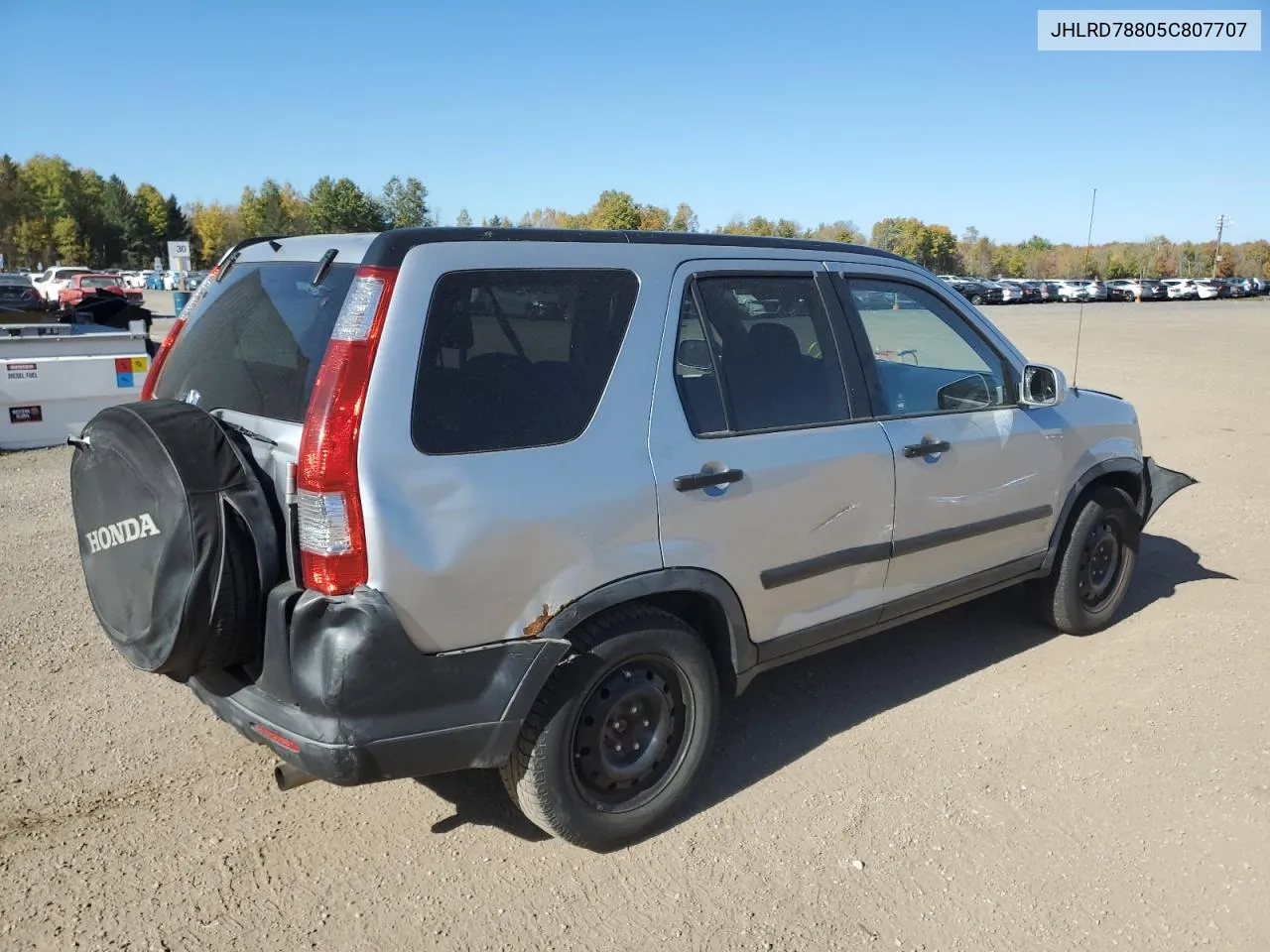 2005 Honda Cr-V Ex VIN: JHLRD78805C807707 Lot: 76987994