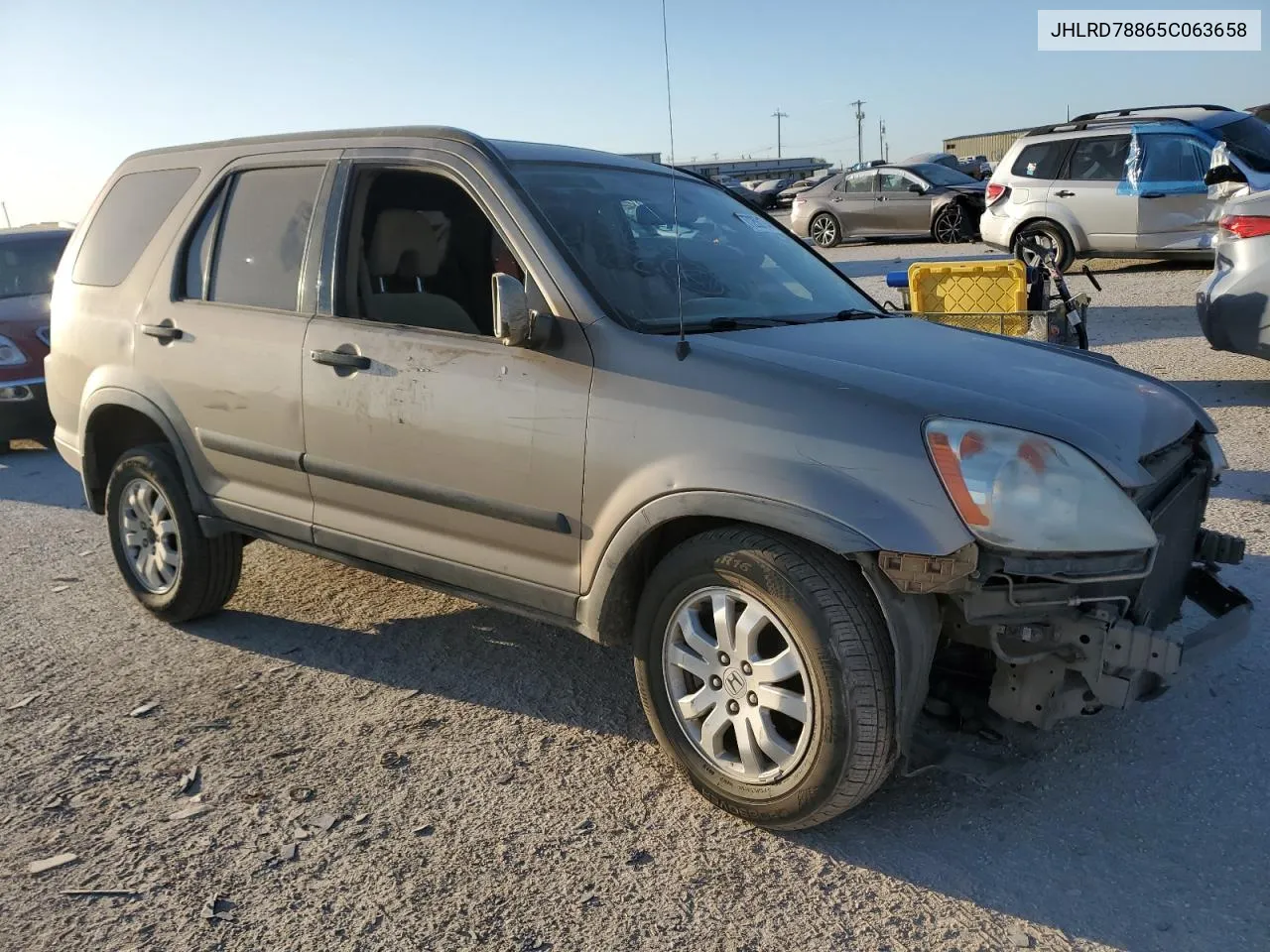 2005 Honda Cr-V Ex VIN: JHLRD78865C063658 Lot: 77253174