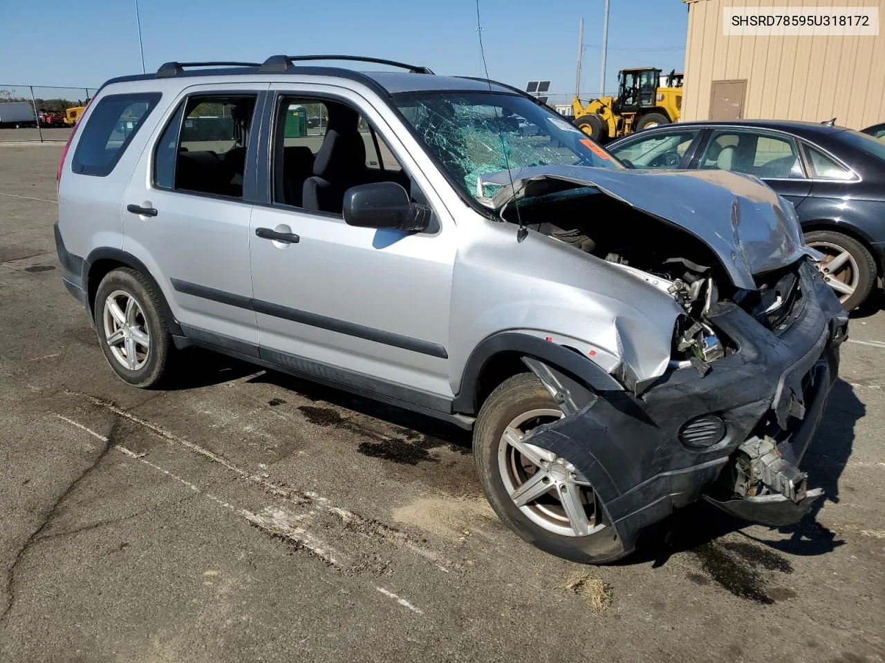 2005 Honda Cr-V Lx VIN: SHSRD78595U318172 Lot: 77323364