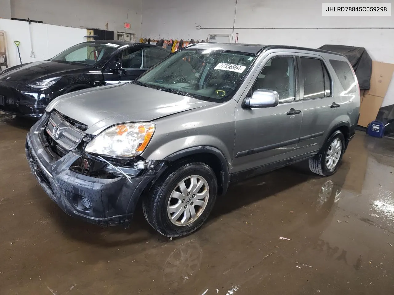 2005 Honda Cr-V Ex VIN: JHLRD78845C059298 Lot: 77356994