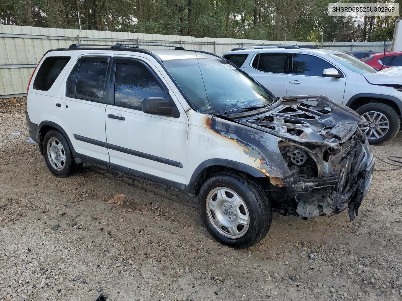 2005 Honda Cr-V Lx VIN: SHSRD68525U302969 Lot: 78006054