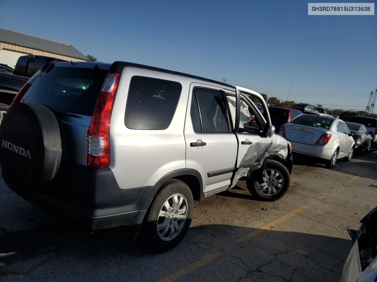 2005 Honda Cr-V Ex VIN: SHSRD78815U313638 Lot: 78073234