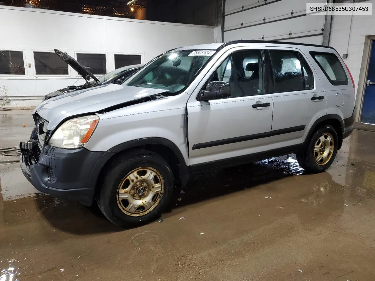 2005 Honda Cr-V Lx VIN: SHSRD68535U307453 Lot: 78308624