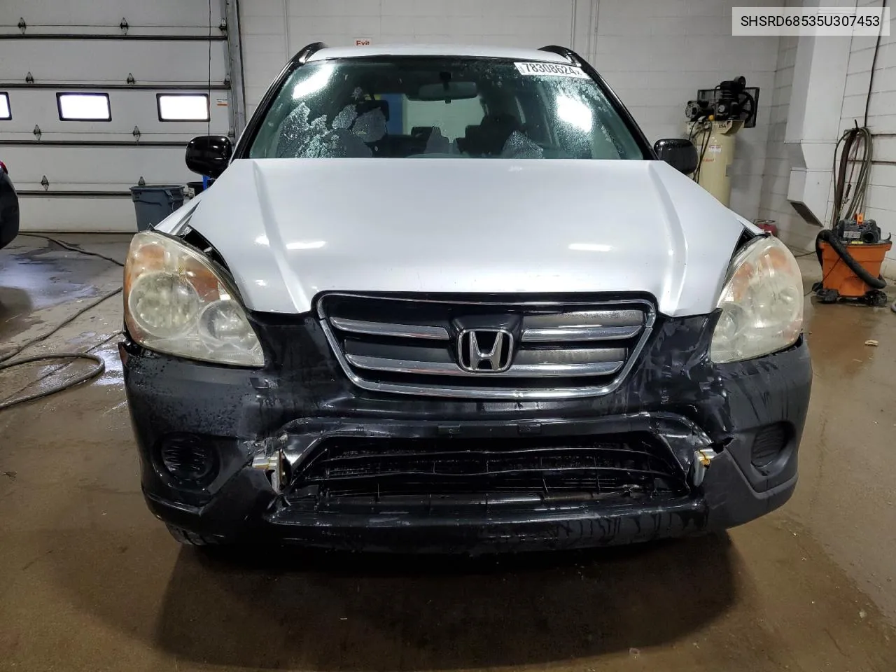 2005 Honda Cr-V Lx VIN: SHSRD68535U307453 Lot: 78308624