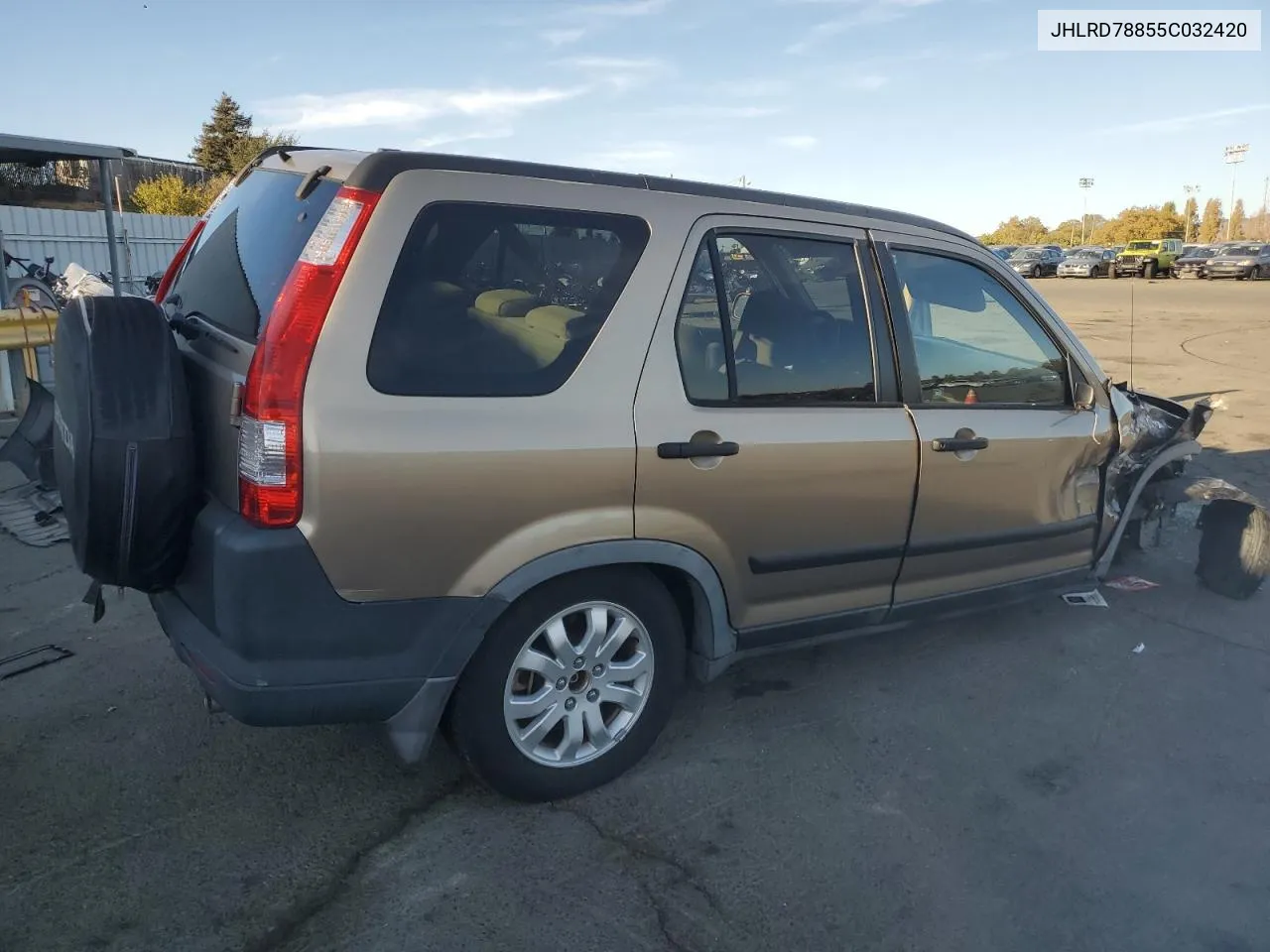 2005 Honda Cr-V Ex VIN: JHLRD78855C032420 Lot: 78377284