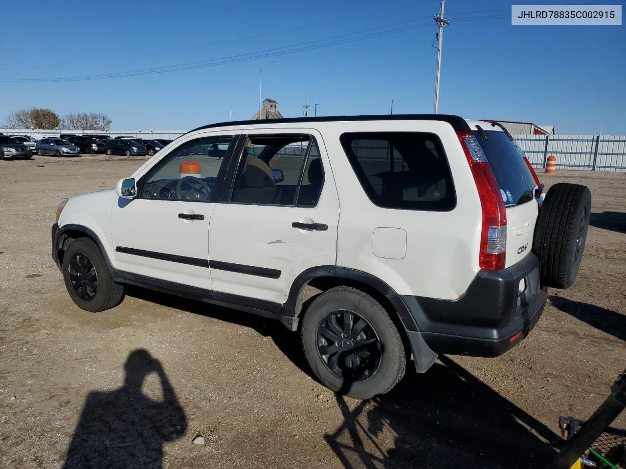 2005 Honda Cr-V Ex VIN: JHLRD78835C002915 Lot: 78385554