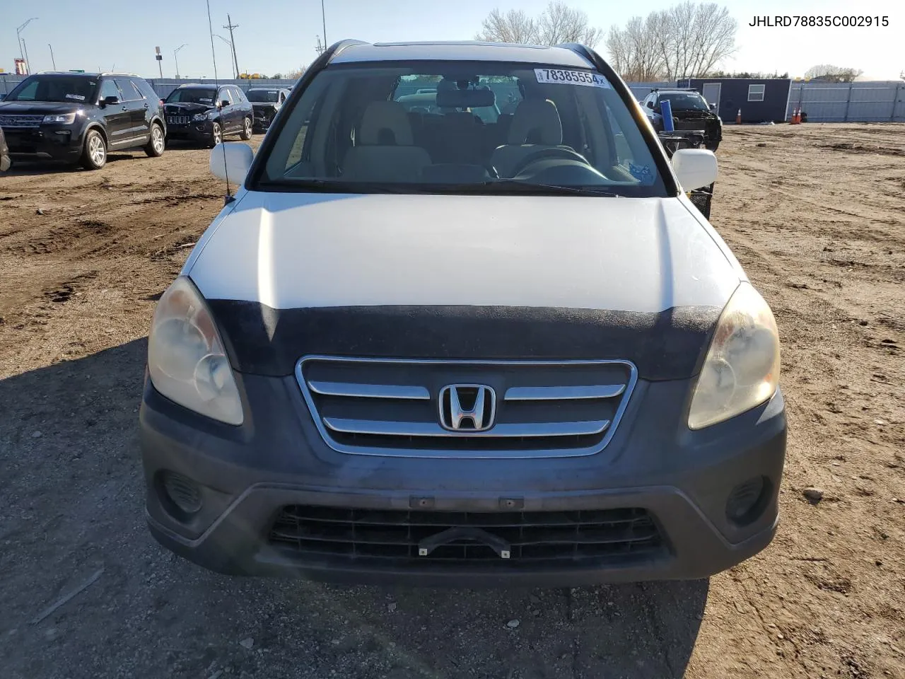 2005 Honda Cr-V Ex VIN: JHLRD78835C002915 Lot: 78385554