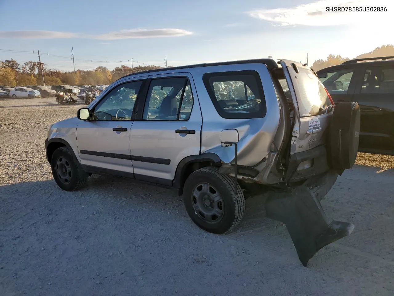 2005 Honda Cr-V Lx VIN: SHSRD78585U302836 Lot: 78415414