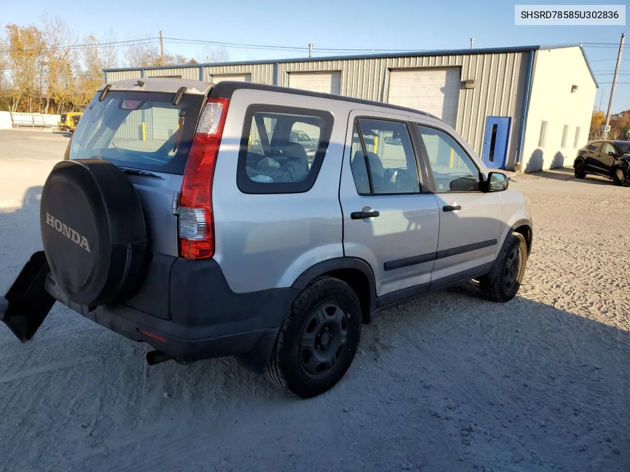 2005 Honda Cr-V Lx VIN: SHSRD78585U302836 Lot: 78415414