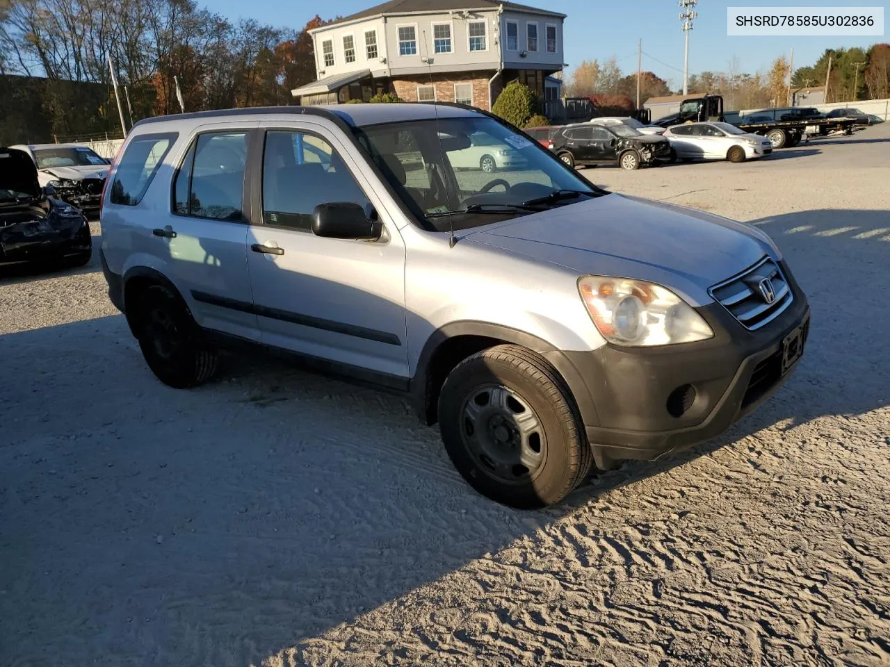 2005 Honda Cr-V Lx VIN: SHSRD78585U302836 Lot: 78415414