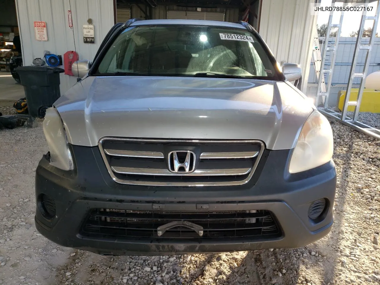 2005 Honda Cr-V Ex VIN: JHLRD78855C027167 Lot: 78512324