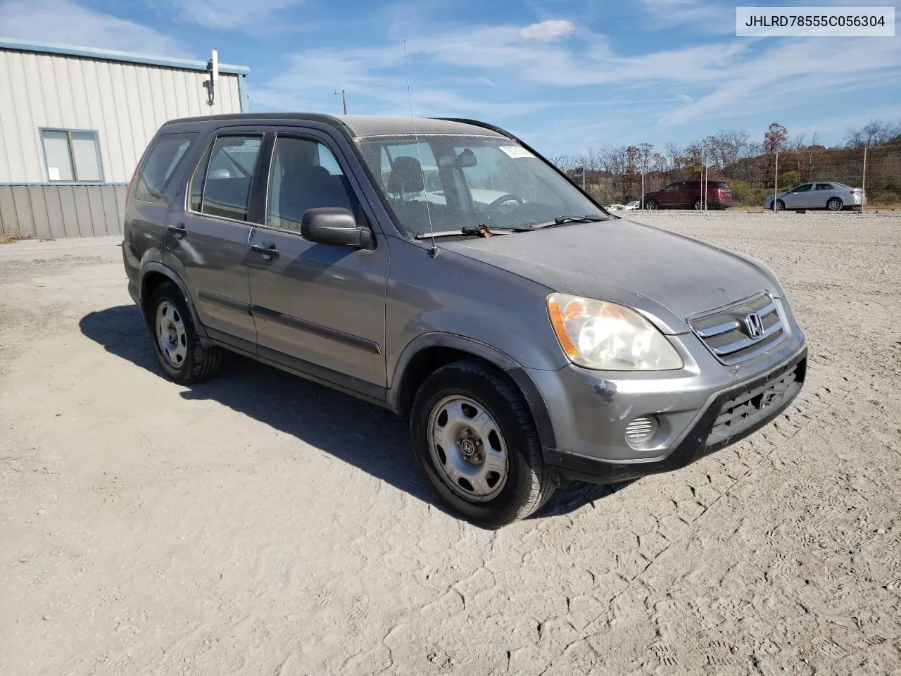 2005 Honda Cr-V Lx VIN: JHLRD78555C056304 Lot: 78721634