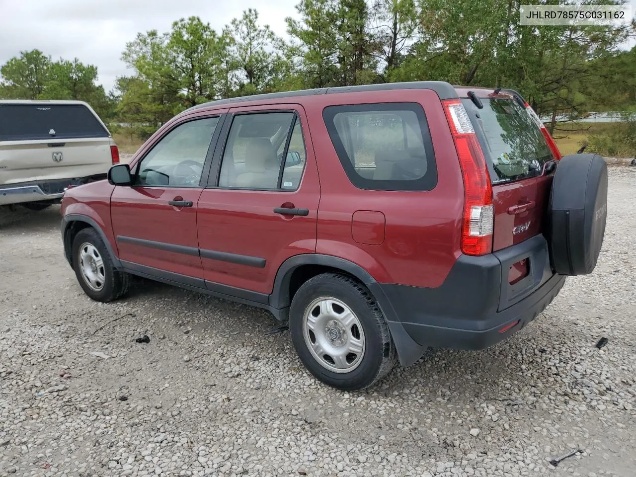 2005 Honda Cr-V Lx VIN: JHLRD78575C031162 Lot: 79006694