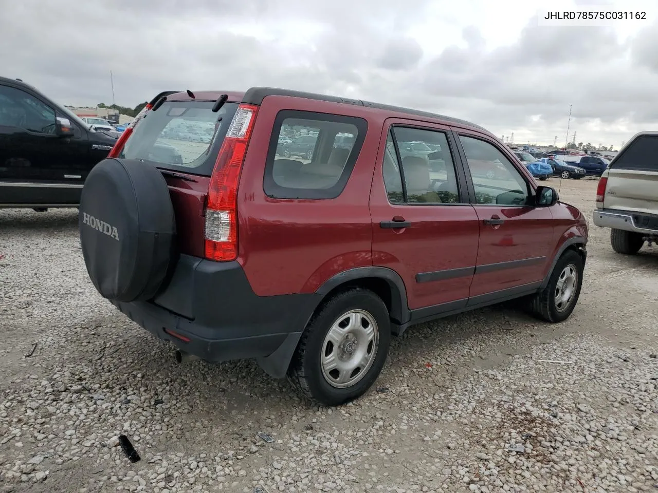 2005 Honda Cr-V Lx VIN: JHLRD78575C031162 Lot: 79006694