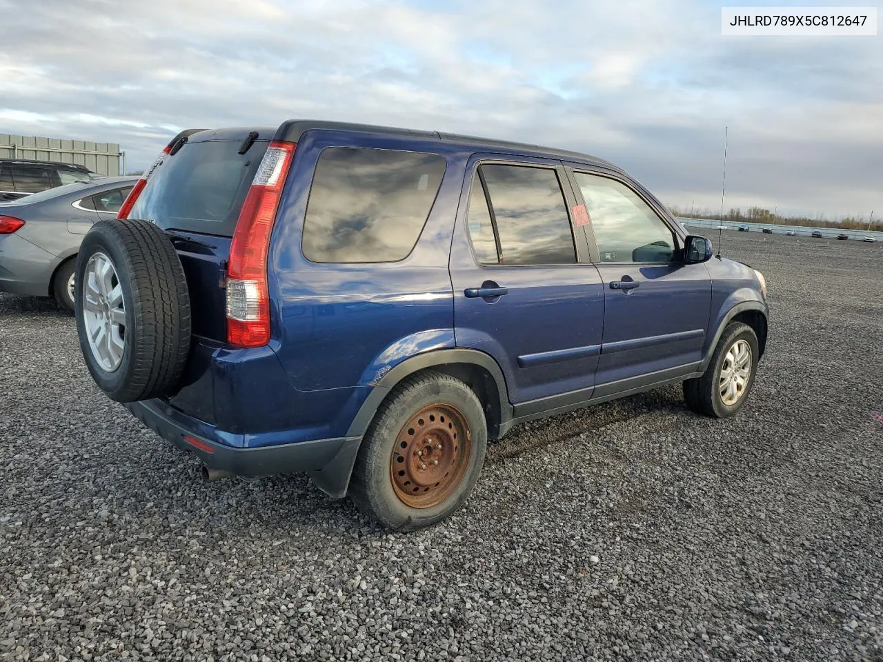 2005 Honda Cr-V Se VIN: JHLRD789X5C812647 Lot: 79008104