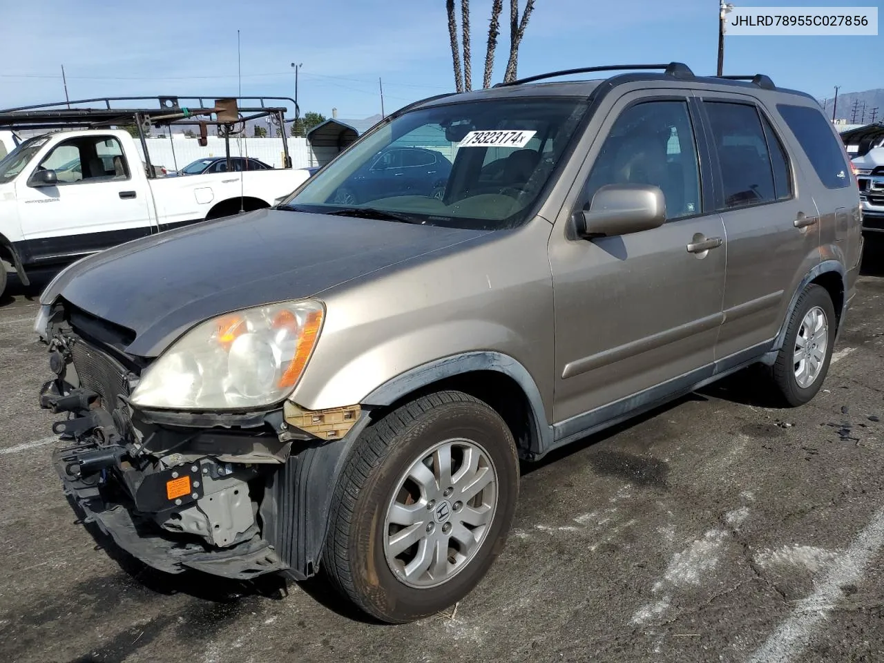 2005 Honda Cr-V Se VIN: JHLRD78955C027856 Lot: 79323174