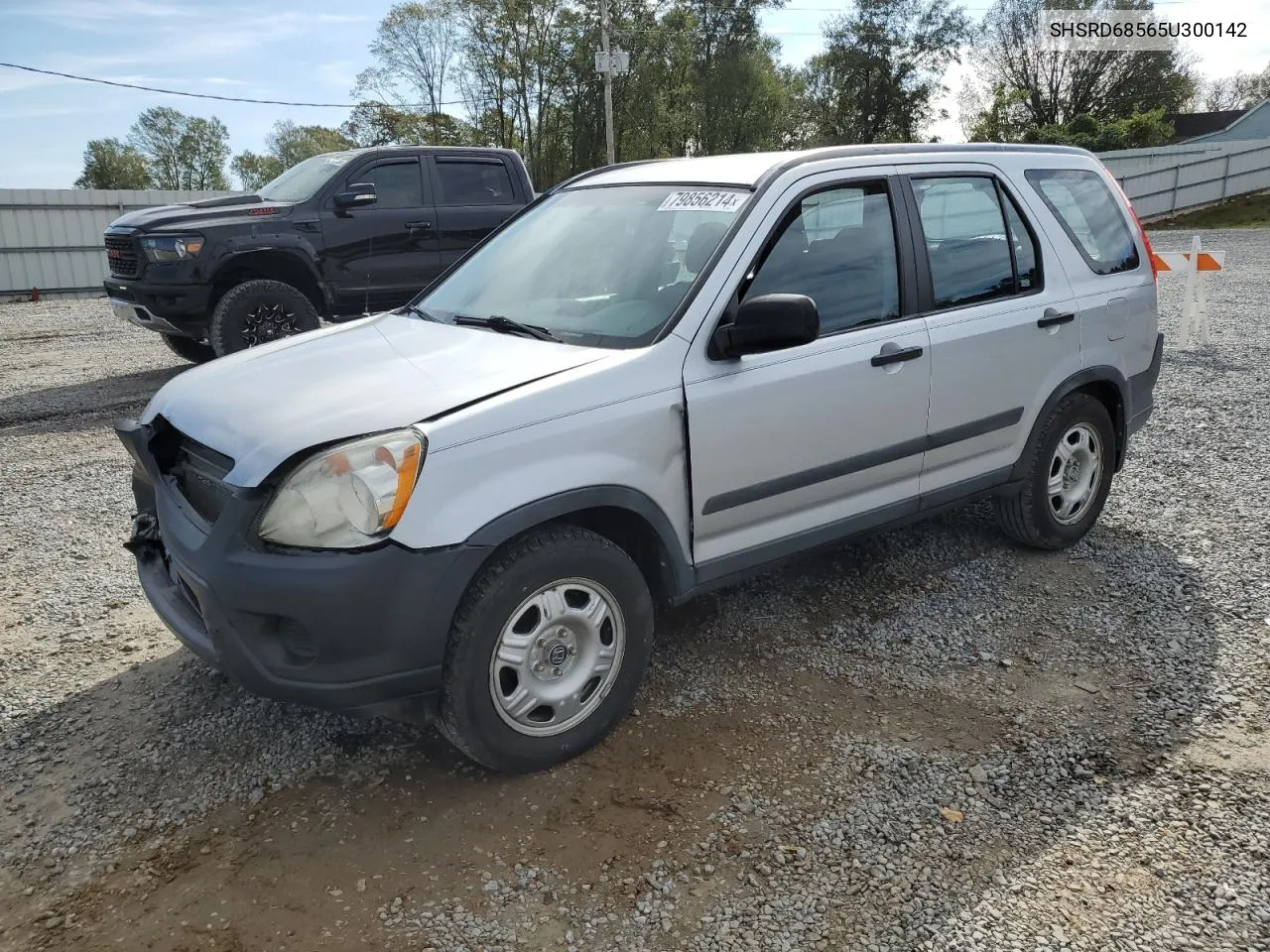 2005 Honda Cr-V Lx VIN: SHSRD68565U300142 Lot: 79856214