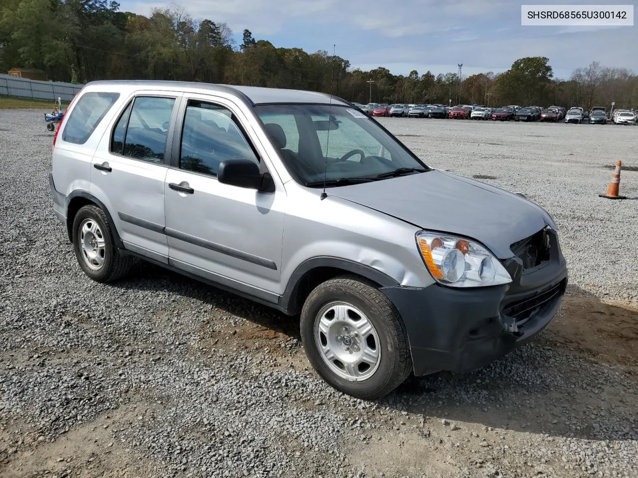 2005 Honda Cr-V Lx VIN: SHSRD68565U300142 Lot: 79856214