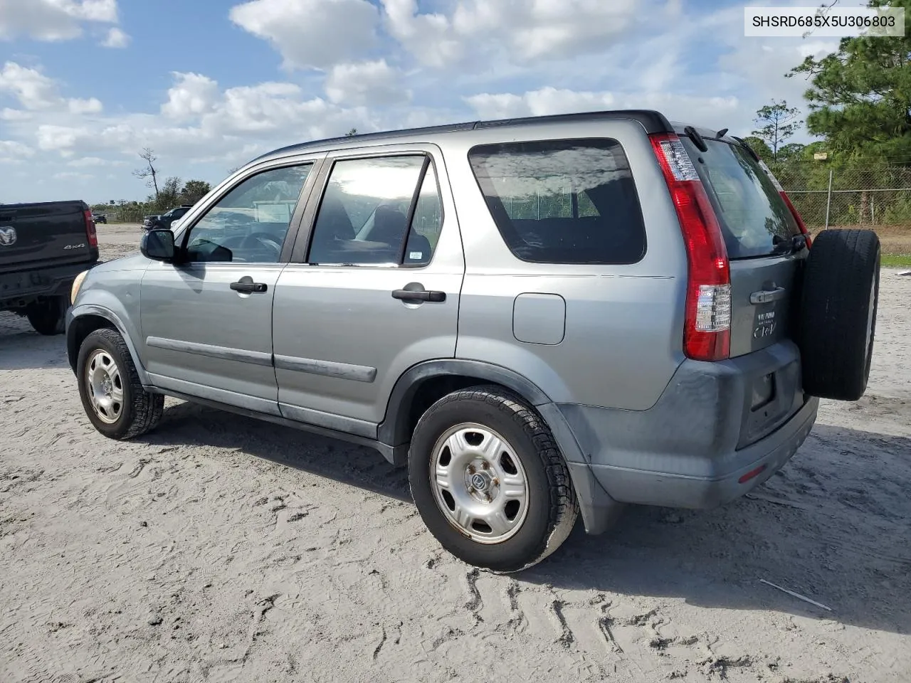 2005 Honda Cr-V Lx VIN: SHSRD685X5U306803 Lot: 80493764