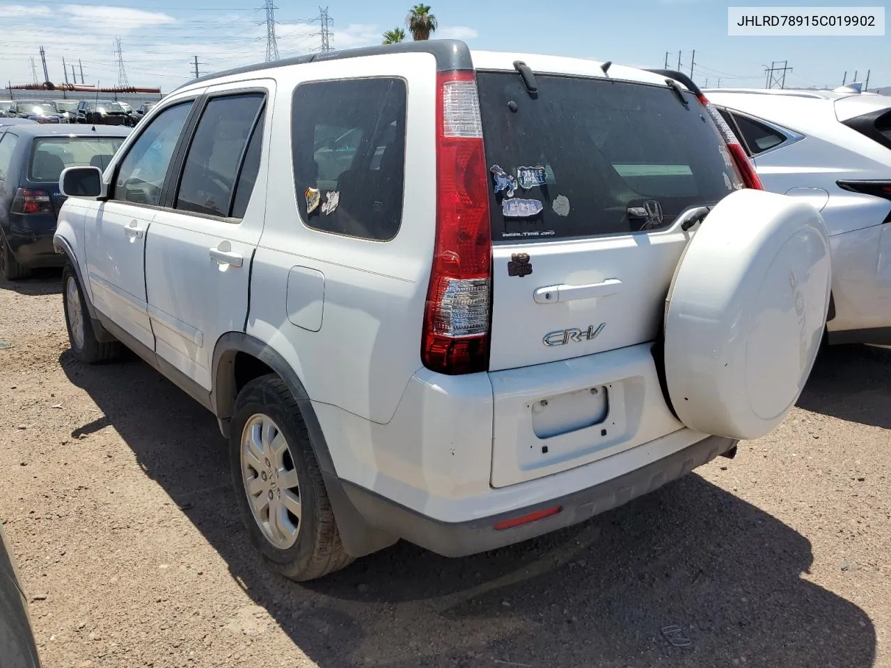 2005 Honda Cr-V Se VIN: JHLRD78915C019902 Lot: 81429803