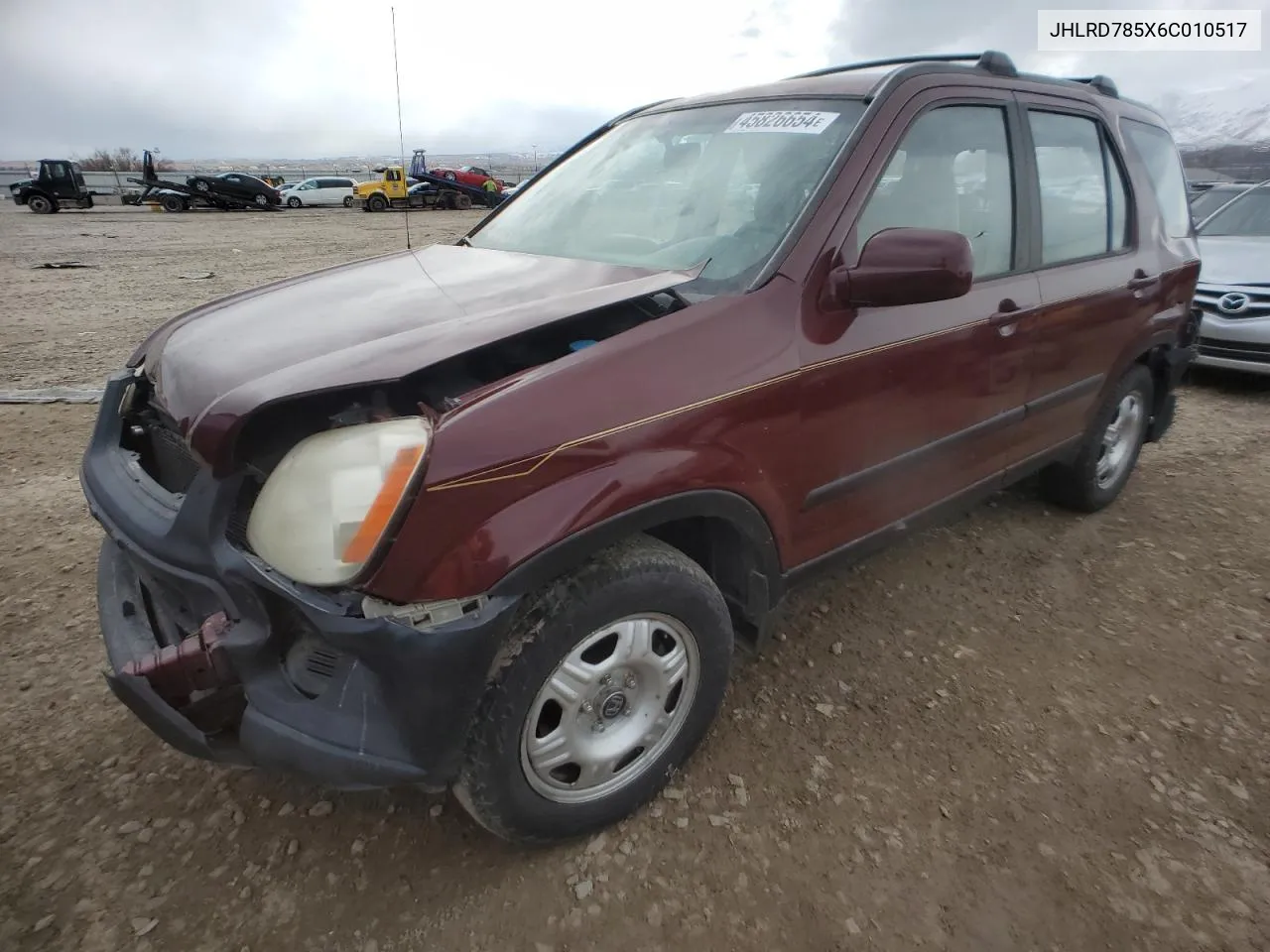 2006 Honda Cr-V Lx VIN: JHLRD785X6C010517 Lot: 45826654