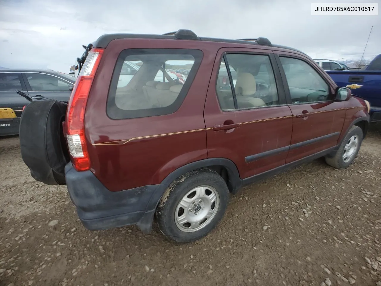 2006 Honda Cr-V Lx VIN: JHLRD785X6C010517 Lot: 45826654