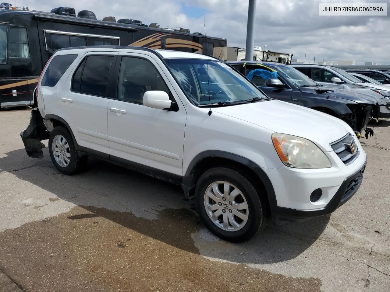 2006 Honda Cr-V Se VIN: JHLRD78986C060996 Lot: 52407474