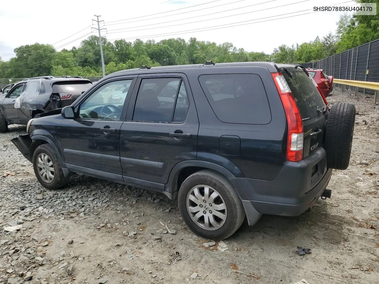 2006 Honda Cr-V Ex VIN: SHSRD78836U404170 Lot: 53135834