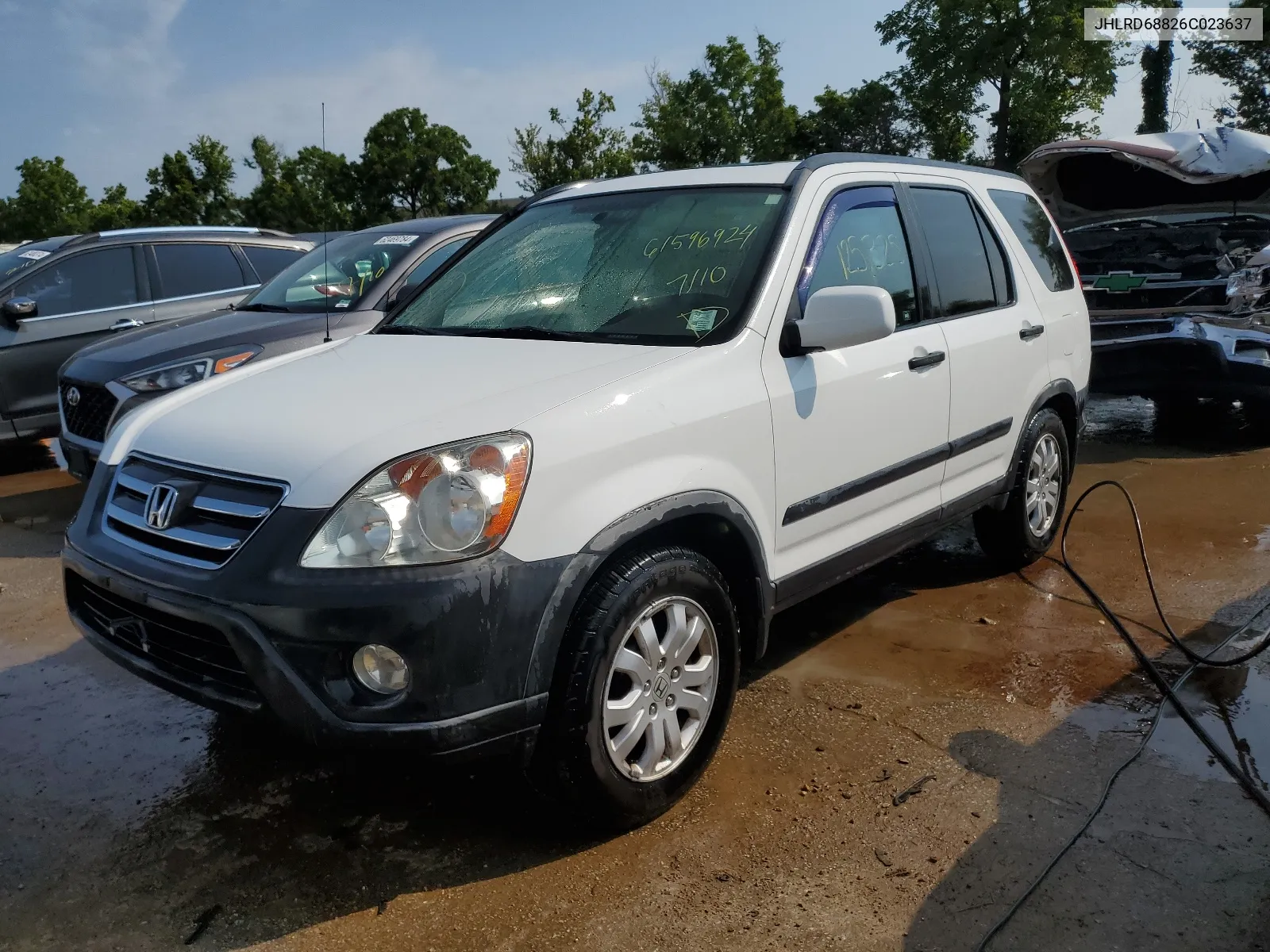 2006 Honda Cr-V Ex VIN: JHLRD68826C023637 Lot: 61596924