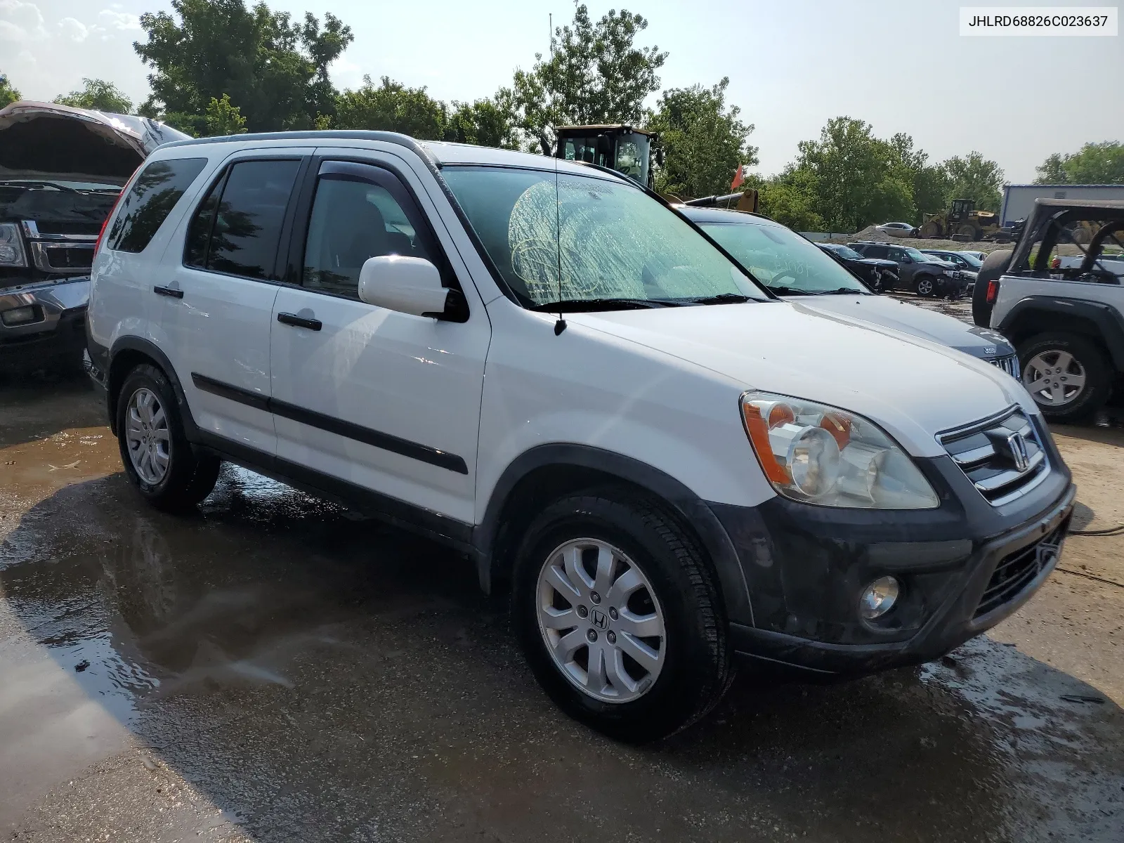 2006 Honda Cr-V Ex VIN: JHLRD68826C023637 Lot: 61596924