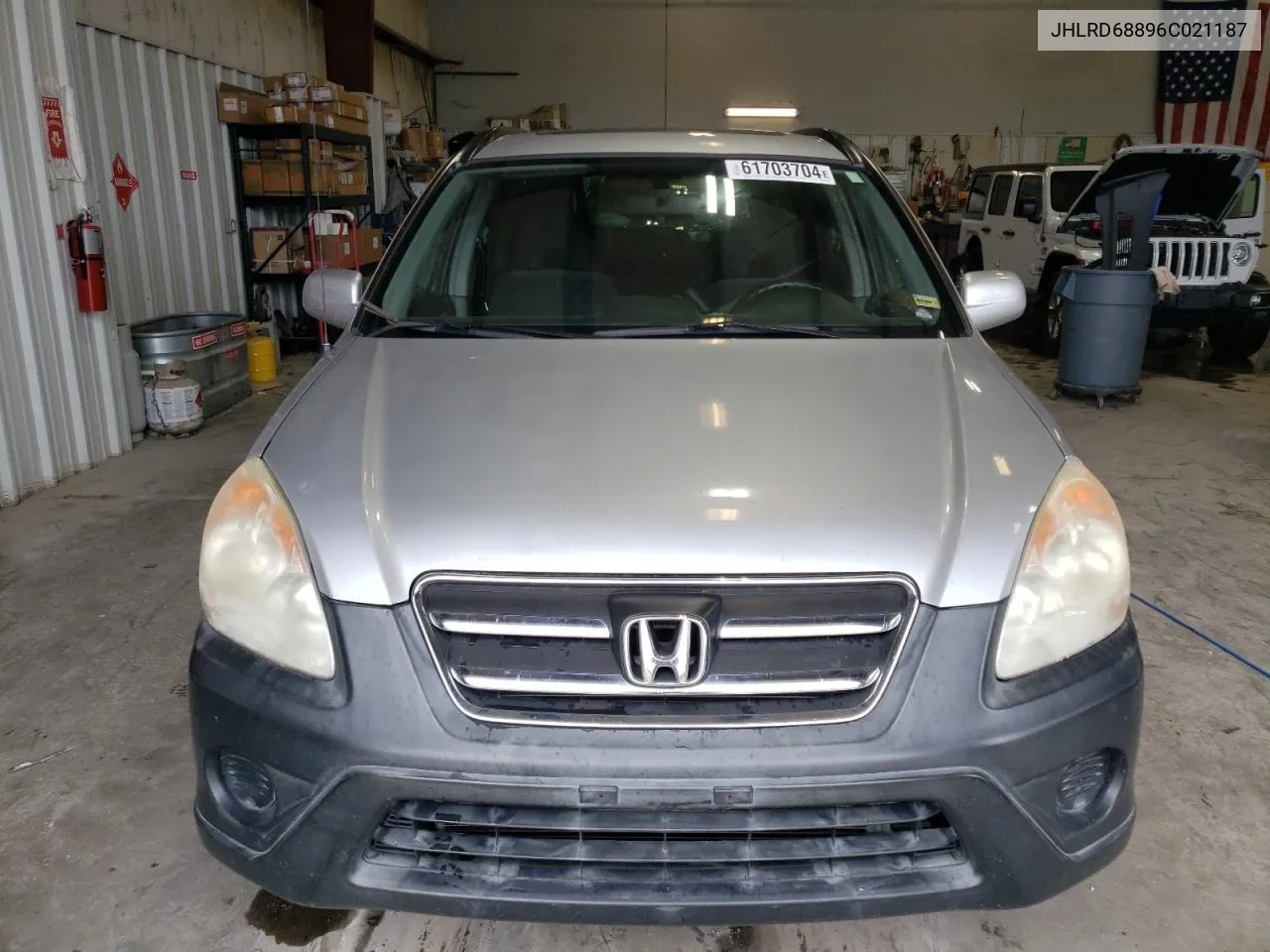 2006 Honda Cr-V Ex VIN: JHLRD68896C021187 Lot: 61703704